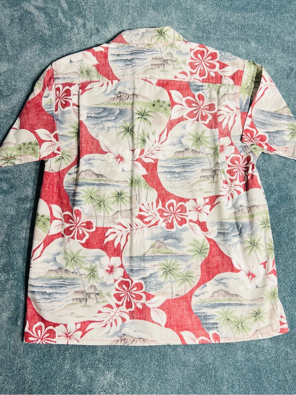 Go Barefoot Men’s Medium Hawaiian Tropical Shirt Made in USA - Picture 2 of 8